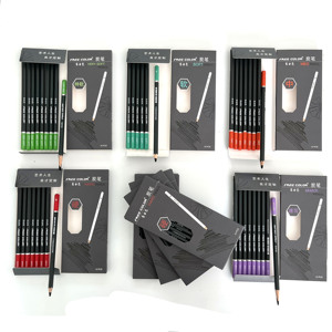 Set di matite in legno ecologiche Standard professionali per disegnare schizzi <span class=keywords><strong>con</strong></span> <span class=keywords><strong>carboncino</strong></span> (durezza media morbida) - Product Image 1