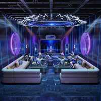 KTV Salon Bar Comptoir Meubles Nouveau Canapé Cabine Arrivée Personnalisée Discothèque Bar U/L Forme En Cuir Antique Bois Moderne BAR Ensemble