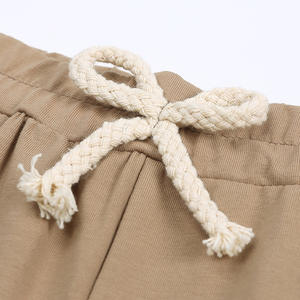 Conjunto de Ropa de Verano para Bebé Recién Nacido, Unisex, de 2 Piezas, Camiseta de Manga Corta Lisa y Pantalones Cortos de Algodón, Color Sólido, Personalizable - Product Image 6