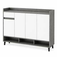 Mueble Zapatero para Entrada de Casa, Moderno y Sencillo, para Pasillo, Sala de Estar, Vestíbulo, Apartamento Pequeño, Gran Capacidad de Almacenamiento