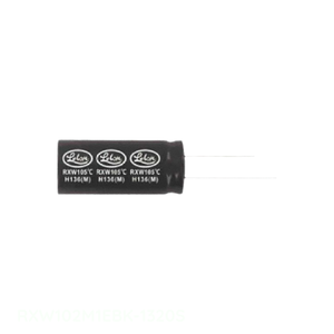 Condensateur RADIAL RXW102M1EBK-1320S, canal fabricant, CAP ALUM 1000UF 20% 25V - Product Image 1
