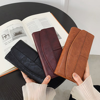 Dompet panjang wanita model baru, dompet panjang wanita dengan desain unik, dompet trendi dan kapasitas tinggi
