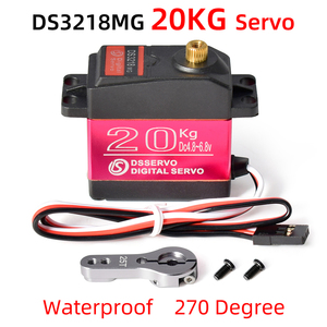 Hot DS3218 Digital 20KG/0.14sec Waterproof Metal Gear for 1/8 1/10 1/12 Scale <b>RC</b> Cars Crawler Buggy <b>Drone</b> Accessories - Product Image 2
