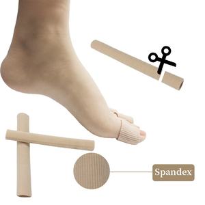 Soin des pieds tissu découpable doigt oignon correcteur ensemble <span class=keywords><strong>silicone</strong></span> protecteur tubes manchon <span class=keywords><strong>orteil</strong></span> séparateur - Product Image 5