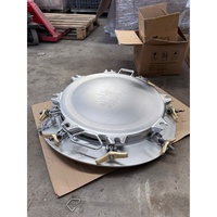 Tutup Lubang Saluran (Manhole Cover) Bulat Stainless Steel Khusus untuk Tanker dan Tangki Penyimpanan DN80 DN100 HT.GXR-500 -40-200