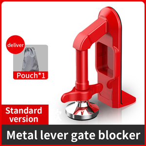 Topes de puerta de acero portátiles Dispositivo de bloqueo de seguridad de viaje para propietarios y niños Protección de cerradura de puerta de hotel - Product Image 5