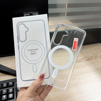 Coque de téléphone magnétique transparente CasePeak pour Samsung S22 S23 FE S24 Plus S25 Ultra A36 A56 étuis antichoc pour téléphone portable