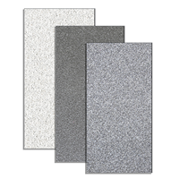 Carrelage de sol extérieur mat multicolore 600x600mm 4mm, résistant aux acides, antibactérien, ignifuge, garantie 1 an