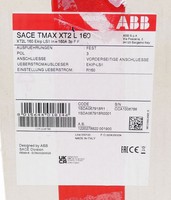 Interruptor de Circuito Trifásico Xt2l160 Tmax Ekip In160a 3p F Plc