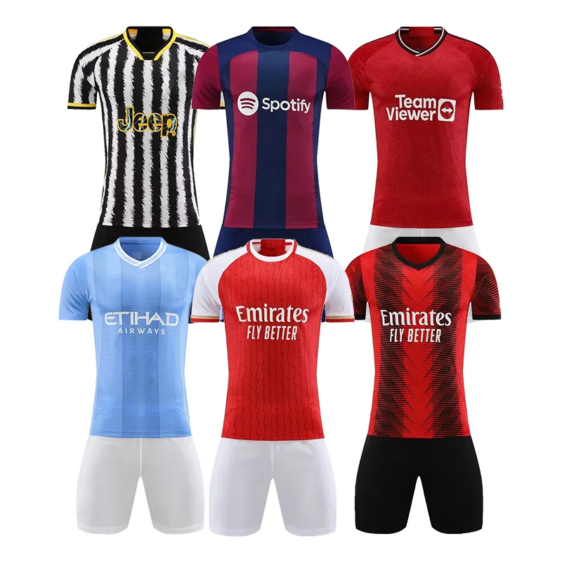 फुटबॉल शर्ट प्रशिक्षण 23/24 नवीनतम शीर्ष गुणवत्ता क्लब फुटबॉल सूट लुभावनी पुरुषों/बच्चों के फुटबॉल सूट को अनुकूलित करें।