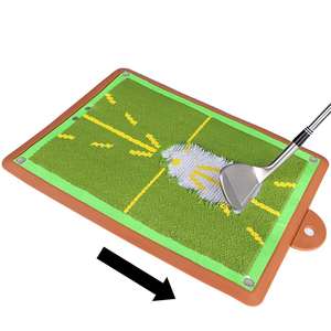 Tapete de Entrenamiento de Golf Portátil Personalizado para Todas las Estaciones, con Detección de Swing y Retroalimentación de Trayectoria - Ayuda de Práctica Premium para Interiores/Exteriores - Product Image 1