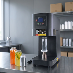 Cerradora de Latas Semiautomática Eléctrica de Acero Inoxidable 304 con Rodamientos para Latas de Papel Compuesto, Bebidas y Productos Químicos - Product Image 3