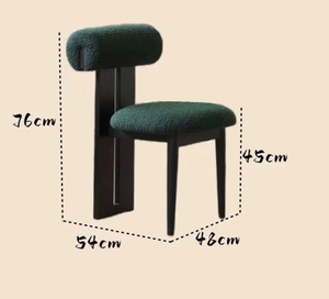 Fauteuil de Salon Haut de Gamme <span class=keywords><strong>Hans</strong></span> <span class=keywords><strong>Wegner</strong></span> en Tissu de Laine Beige et Pieds en Bois Massif, Pour Salle à Manger et Café, Modèle Hippo Noir - Product Image 6