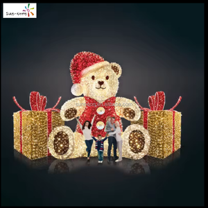 Luces navideñas para exteriores, impermeables, con diseño de oso LED, para bodas, San Valentín, Año Nuevo, Diwali - Product Image 4