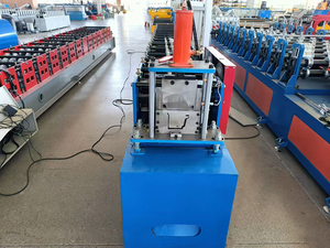 Ligne de production de Machine de gouttière en acier coloré de haute qualité forme demi-ronde/carrée avec moteur à roulement à engrenages - Product Image 5