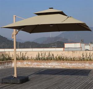 <span class=keywords><strong>Parasol</strong></span> de terrasse moderne à LED 3x3m, style romain, pour cour et jardin, avec mât en aluminium, livraison rapide - Product Image 1