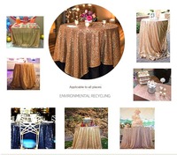 Nappes de mariage de luxe vente en gros de rectangles de paillettes avancés et couverture de table ronde mariage