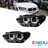 Conjunto de Faros Delanteros LED Láser Modificados CREULI para BMW Serie 1 F20 2015-2018 DRL Plug & Play Precio de Fábrica