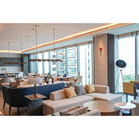 Tables et chaises de luxe légères pour le café commercial de meubles de restaurant