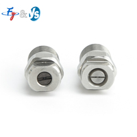 YS 1/4'' 15/25/40/50/65 Degree High Quality Flat Fan Spray Nozzle Spray Core Insert Threaded Nozzle for Pressure Cleaning
