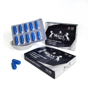 Cápsulas de Energía Herbal Azul Natural al por Mayor para la Salud Masculina y Apoyo Inmunológico, Servicio de Marca Privada con Certificación GMP - Product Image 2