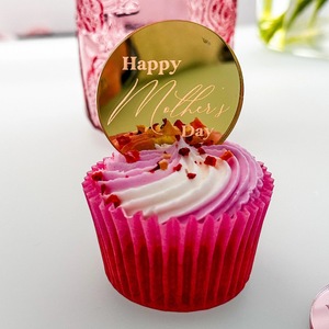 Honey And Sweetness Mother's Day <b>Acrylic</b> Cake Toppers <b>Mirror</b> Finish 1.3Mm Thickness For Cake Decorating - Product Image 3