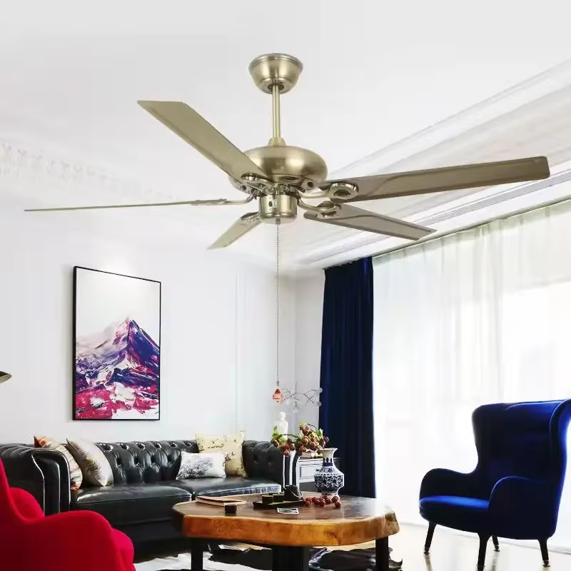 Wholesale of New Home Living Room Decoration 52 Inch Ceiling Fan Lights with Remote Control