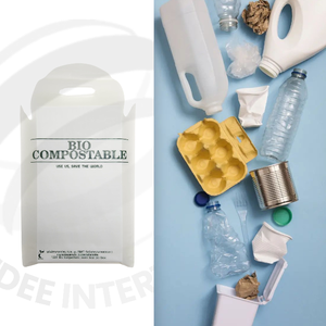 Porte-gobelet écologique pour boissons à emporter, biodégradable, personnalisable, en plastique HDPE jetable - Product Image 1