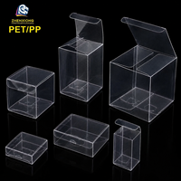 Boîte en acétate transparent PET recyclable sur mesure, 0,3-0,5 mm, boîte en plastique vierge en PVC pour bonbons Funko