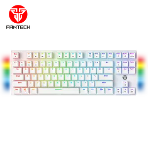 Fantech Maxfit 87 mk856 Trắng RGB Ergonomic Key bố trí thiết kế tối giản khả năng không dây