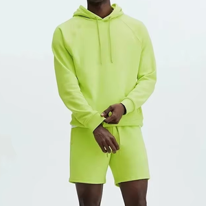Ensemble court pour homme personnalisé OEM, qualité supérieure, polyester et coton, sweat à capuche et short, nouvelle collection, en vente. - Product Image 6