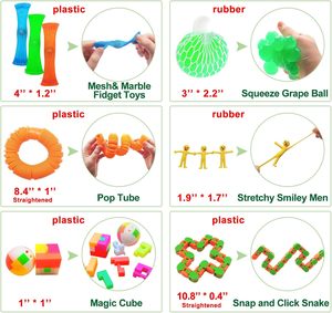 Ansia <span class=keywords><strong>autismo</strong></span> per alleviare lo Stress e Anti ansia con Timer di movimento, 35 pz giocattolo sensoriale per bambini - Product Image 3