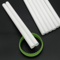 Tiges de support en plastique blanc épaissies pour gâteaux à étages, tailles personnalisées, pour la construction et l'empilage de gâteaux
