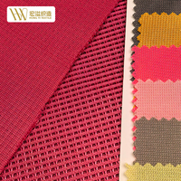Tissu en maille respirant à motif quadrillé 3D 100 % polyester écologique pour empeignes et languettes de chaussures d'extérieur