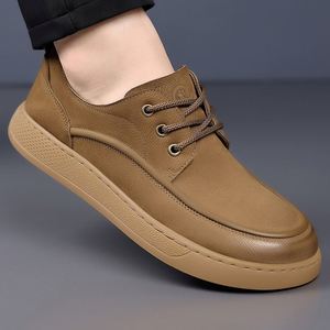 Chaussures de marche légères en PU pour hommes, nouvelle collection 2026, respirantes, semelle souple, antidérapantes, à lacets, chaussures tendance - Product Image 2
