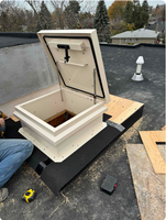 LongTai 2024 nouvelle trappe de toit en aluminium porte de trappe la plus vendue porte noire élégante ISO 9001 produits actifs meilleur vendeur