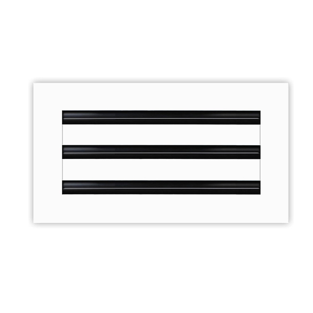 Lakeso 12*6 Inch Modern Linear Slot Diffuser Three Slots Aluminium Linear air Vent Grilles Triple Slot air Conditioner Vent Cove