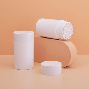 Flacon vide personnalisé en PP pour poudre de talc pour bébé avec bouchon à vis 80 ml – Récipient pour poudre libre - Product Image 2