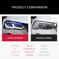 Kit de modernisation pour BMW X3 F25 2014-2017 vers phares LED style laser G30, montage plug-and-play (nouveau pare-chocs requis)