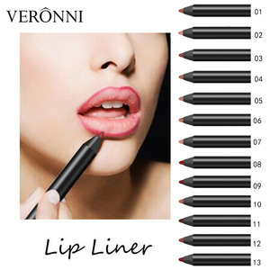 Private Label Long Lasting Matte Natural Cruelty Free Lipliner Pencil 13 Colors <b>Nude</b> Waterproof Shimmer Lip Liner Pen - Product Image 3