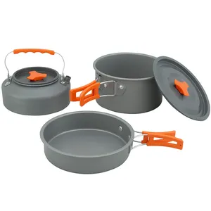 Conjunto de panelas antiaderentes para restaurante, 6 peças de grande capacidade, panela de aço inoxidável e panela com tampa, ideal para cozinhar