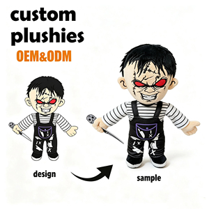 Bambola di Peluche Personalizzata Spaventosa, Personaggio di <span class=keywords><strong>Halloween</strong></span>, Giocattolo Imbottito <span class=keywords><strong>per</strong></span> Feste e Regali <span class=keywords><strong>per</strong></span> Bambini - Product Image 1