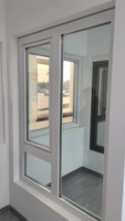 Ventanas de PVC Abatibles con Doble Acristalamiento, Aislamiento Térmico y Resistencia al Viento, Material UPVC, Personalizadas
