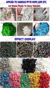 Mini PE PP phim dệt Túi phế liệu tái chế nhựa granulator đùn dây chuyền sản xuất chất thải PELLET Máy làm - Product Image 4