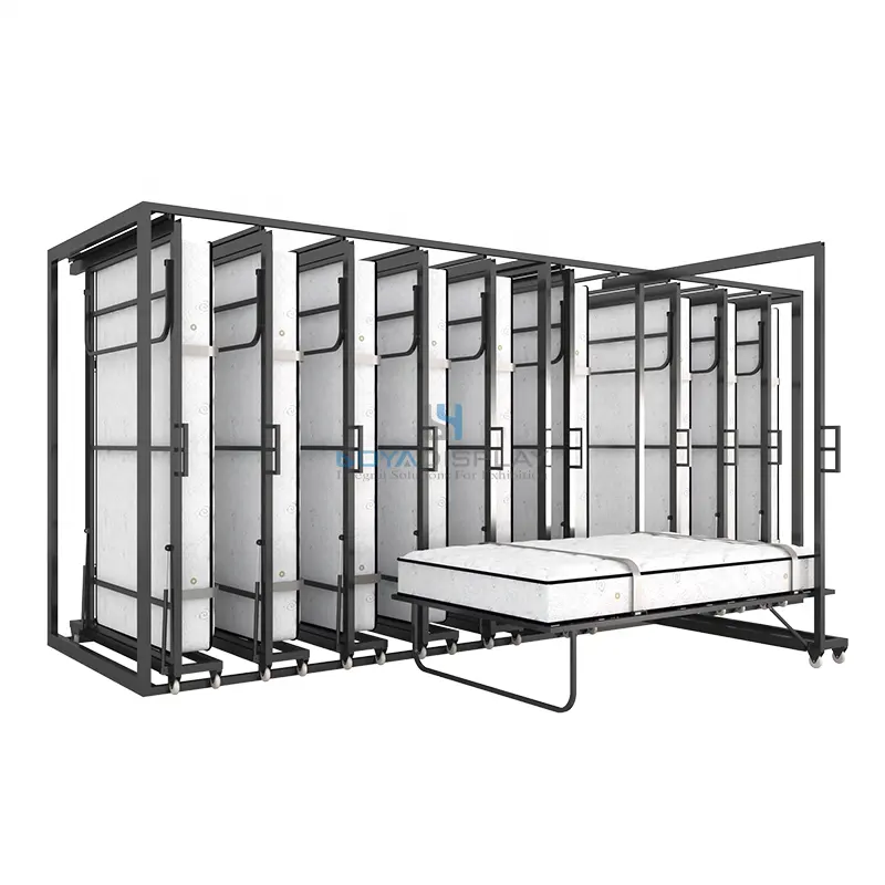 Neue Design Mode Klapp bett Display Racks angepasst einfach montieren einfache Matratze Display Stand