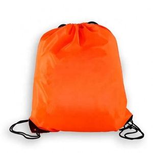 Wholesale Customized Logo Printed <b>Drawstring</b> <b>Backpack</b> Bags Waterproof Polyester Nylon for Gym Sport Promotional Use - Product Image 3