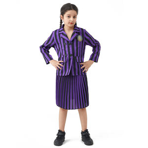 Jupe d'uniforme scolaire Wednesday Addams de la famille XJ <span class=keywords><strong>Adams</strong></span>, robe de performance cosplay - Product Image 1