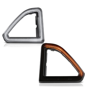 <span class=keywords><strong>Feux</strong></span> <span class=keywords><strong>de</strong></span> <span class=keywords><strong>jour</strong></span> à LED pour calandre avant, compatibles Ford <span class=keywords><strong>Mustang</strong></span> 2015-17, ensemble <span class=keywords><strong>de</strong></span> <span class=keywords><strong>feux</strong></span> d'accentuation avant à LED, remplacement OEM FR3Z8200AA - Product Image 1