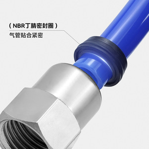 Sayu Pneumatic <b>Quick</b> <b>Connector</b> Copper Plated Nickel Internal Thread Elbow PLF8-02 Straight PCF10-04 - Product Image 2