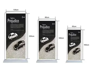 Hight Quality Advertising Display Banner Door Shape Stand Banner Outdoor Economy Banners With Logo And Stand